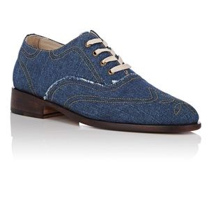 ESQUIVEL denim oxfords